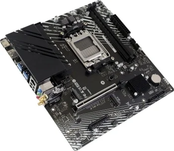 Материнская плата Biostar B850MT2-E DJ Socket AM5 AMD B850 2xDDR5 mATX AC`97 8ch(7.1) 2.5Gg RAID+HDMI+DP