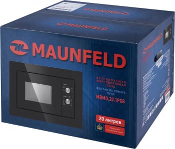 Микроволновая печь Maunfeld MBMO.20.1PGB 20л. 800Вт черный (встраиваемая)