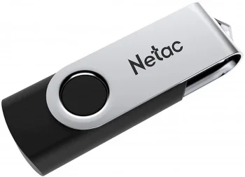 Флеш Диск Netac 16GB U505 NT03U505N-016G-20BK USB2.0 черный/серебристый