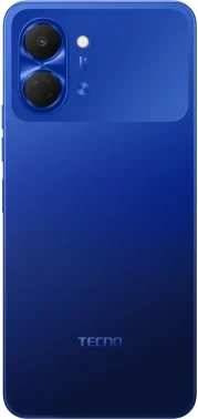 Смартфон Tecno Spark Go 3 128Gb 4Gb синий моноблок 3G 4G 2Sim 6.75" 720x1600 Android 15 13Mpix 802.11 a/b/g/n/ac GPS GSM900/1800 Protect microSD max1024Gb
