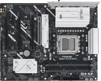 Материнская плата Asus PRIME B840-PLUS WIFI Socket AM5 AMD B840 4xDDR5 ATX AC`97 8ch(7.1) 2.5Gg RAID+HDMI+DP