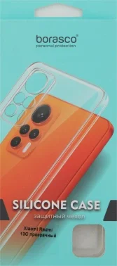 Чехол (клип-кейс) BoraSCO для Xiaomi Redmi 13C Silicone Case прозрачный (72840)