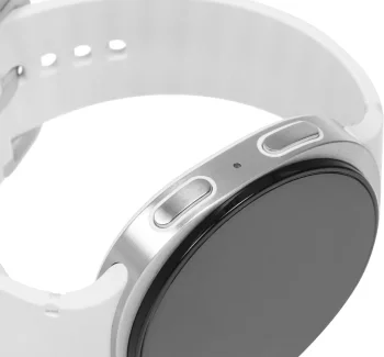 Смарт-часы Samsung Galaxy Watch 8 LTE Watch 8 44мм 1.47" Super AMOLED корп.серебристый рем.серебристый (SM-L335FZSACAU)