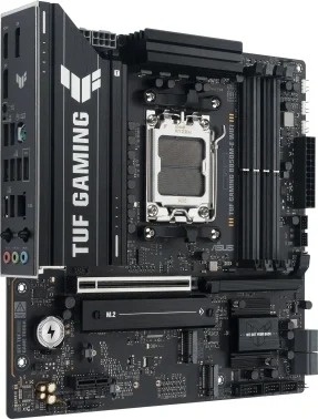 Материнская плата Asus TUF GAMING B850M-E WIFI Socket AM5 AMD B850 4xDDR5 mATX AC`97 8ch(7.1) 2.5Gg RAID+HDMI+DP