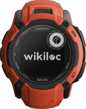 Смарт-часы Garmin Instinct 2X Solar 50мм 1" MIP корп.красный рем.красный (010-02805-01)