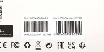 Флеш карта microSDXC 64GB Netac NT02P500STN-064G-S P500 w/o adapter