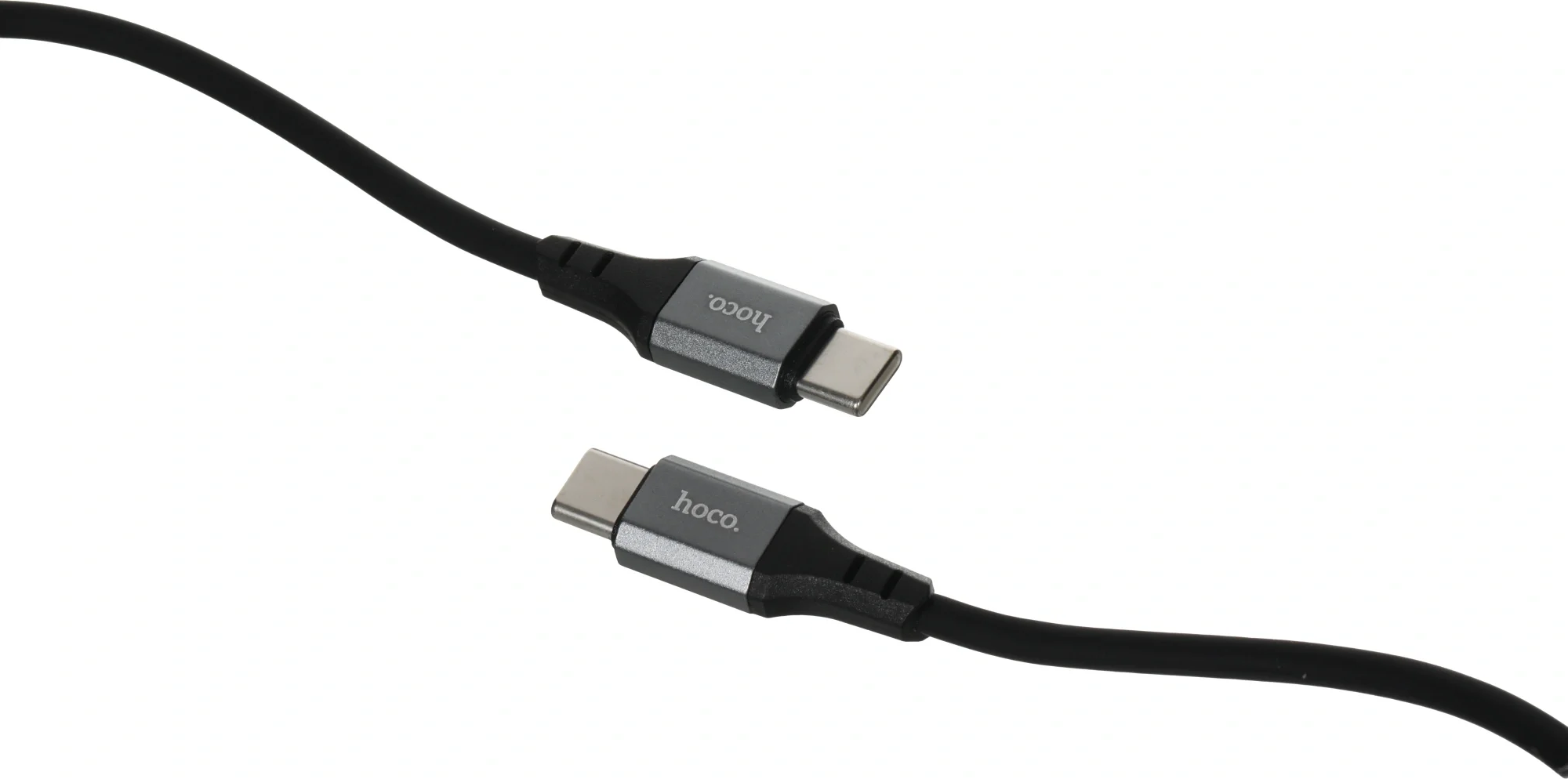 Кабель Hoco Spear X86 TYPE-C TO TYPE-C USB Type-C (m)-USB Type-C (m) 1м черный коробка
