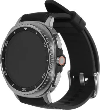 Смарт-часы Samsung Galaxy Watch 8 Classic LTE Watch 8 46мм 1.34" Super AMOLED корп.серебристый рем.черный (SM-L505FZKACAU)