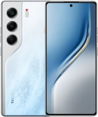 Смартфон Tecno Camon 40 256Gb 8Gb белый моноблок 3G 4G 2Sim 6.78" 1080x2436 Android 15 50Mpix 802.11 a/b/g/n/ac NFC GPS GSM900/1800 GSM1900 Protect FM microSD max1024Gb