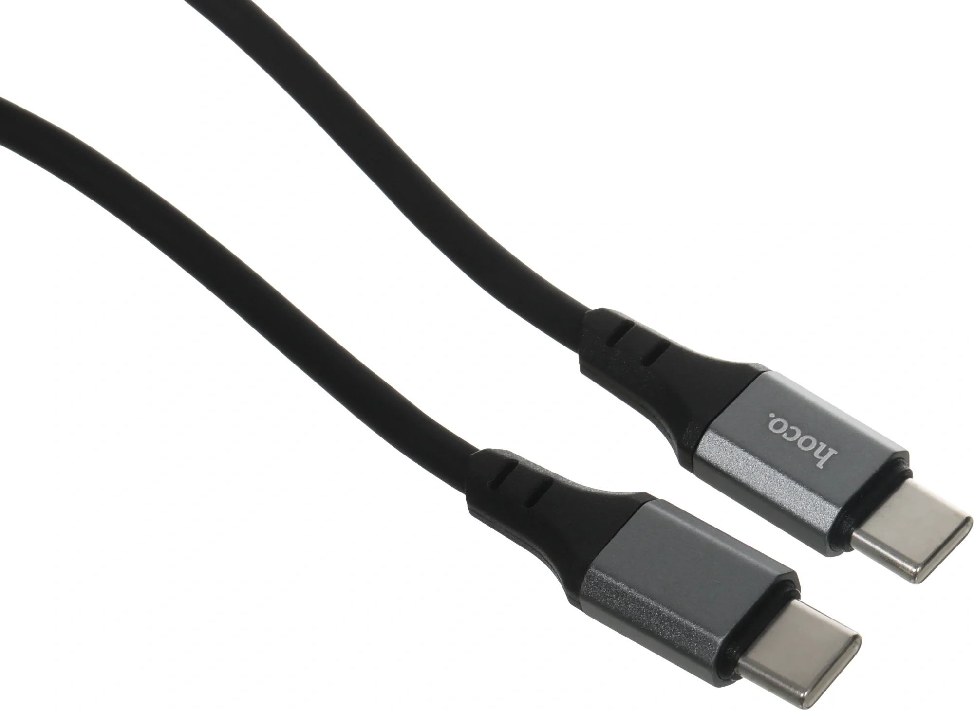 Кабель Hoco Spear X86 TYPE-C TO TYPE-C USB Type-C (m)-USB Type-C (m) 1м черный коробка