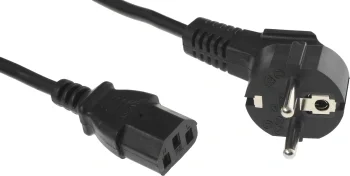 Кабель Buro AN23-1000-5 IEC C13 Евровилка 5м черный