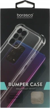 Чехол (клип-кейс) BoraSCO для Honor X7c Bumper Case прозрачный (73872)
