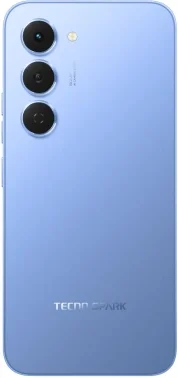 Смартфон Tecno Spark 40 Pro 128Gb 8Gb синий моноблок 3G 4G 2Sim 6.78" 1224x2720 Android 15 50Mpix 802.11 a/b/g/n/ac/ax NFC GPS GSM900/1800 Protect FM