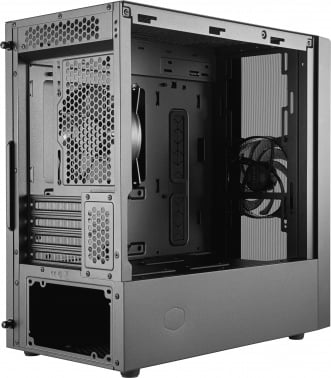 Корпус Cooler Master MasterBox NR400 w/o ODD черный без БП mATX 4x120mm 4x140mm 2xUSB3.0 audio bott PSU