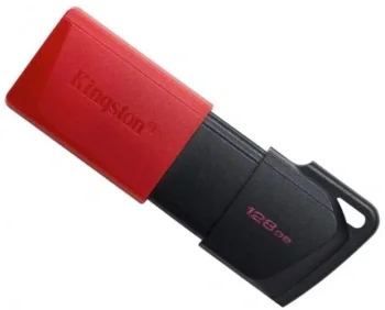 Флеш Диск Kingston 128GB DataTraveler Exodia M DTXM/128GB USB3.2 черный/красный
