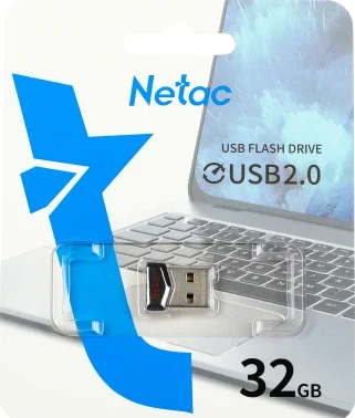 Флеш Диск Netac 32Gb UM81 NT03UM81N-032G-20BK USB2.0 черный