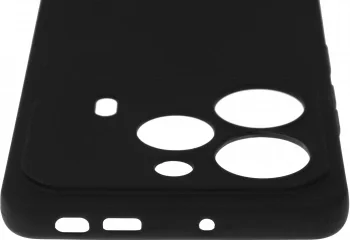 Чехол (клип-кейс) BoraSCO для Tecno Pova 6/6 Pro Silicone Case черный (73173)