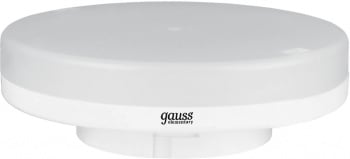 Лампа светодиодная Gauss Elementary GX53 15Вт цок.:GX53 таблетка 220B св.свеч.бел.теп. (упак.:1шт) (83815)