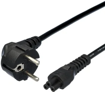 Кабель AdAC IEC C5 IEC 320 C5 CEE 7/7 1.8м черный