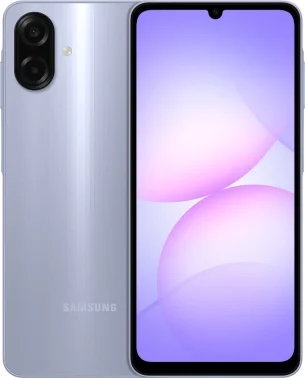 Смартфон Samsung SM-A075F Galaxy A07 64Gb 4Gb фиолетовый моноблок 3G 4G 2Sim 6.7" 720x1600 Android 15 50Mpix 802.11 a/b/g/n/ac GPS GSM900/1800 GSM1900 Protect microSD max2048Gb