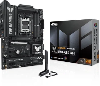 Материнская плата Asus TUF GAMING B850-PLUS WIFI Socket AM5 AMD B850 4xDDR5 ATX AC`97 8ch(7.1) 2.5Gg RAID+HDMI+DP
