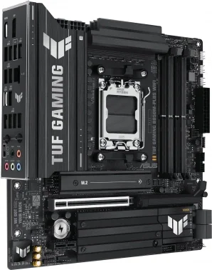 Материнская плата Asus TUF GAMING B850M-PLUS WIFI Socket AM5 AMD B850 4xDDR5 mATX AC`97 8ch(7.1) 2.5Gg RAID+HDMI+DP