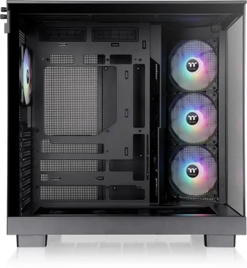 Корпус Thermaltake View 380 XL TG черный без БП ATX 5x120mm 2x140mm 2xUSB3.0 audio bott PSU