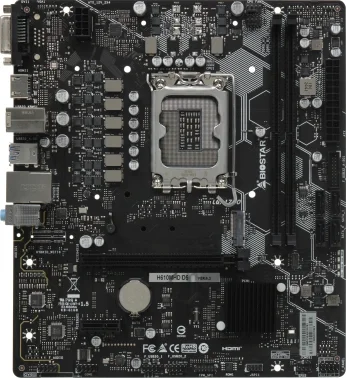 Материнская плата Biostar H610MHD D5 Soc-1700 Intel H610 2xDDR5 mATX AC`97 8ch(7.1) GbLAN+DVI+HDMI