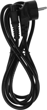 Кабель AdAC IEC C5 IEC 320 C5 CEE 7/7 1.8м черный