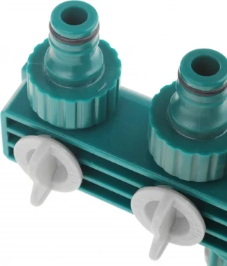 Распределитель Raco 4250-55258C Д.вх.1/2" Д.вых.3/4" зеленый/белый