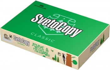 Бумага Svetocopy Classic C A4 марка C/80г/м2/белый/500л. CIE146% матовое/матовое общего назначения(офисная)