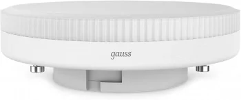 Лампа светодиодная Gauss 8Вт цок.:GX53 таблетка 220B св.свеч.бел.нейт. Tablet (упак.:10шт) (108008208)