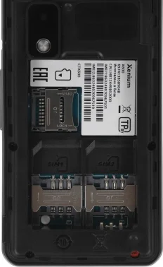 Мобильный телефон Xenium 600 X темно-серый раскладной 2Sim 2.4" 240x320 Nucleus 0.3Mpix GSM900/1800 MP3 FM microSD max32Gb