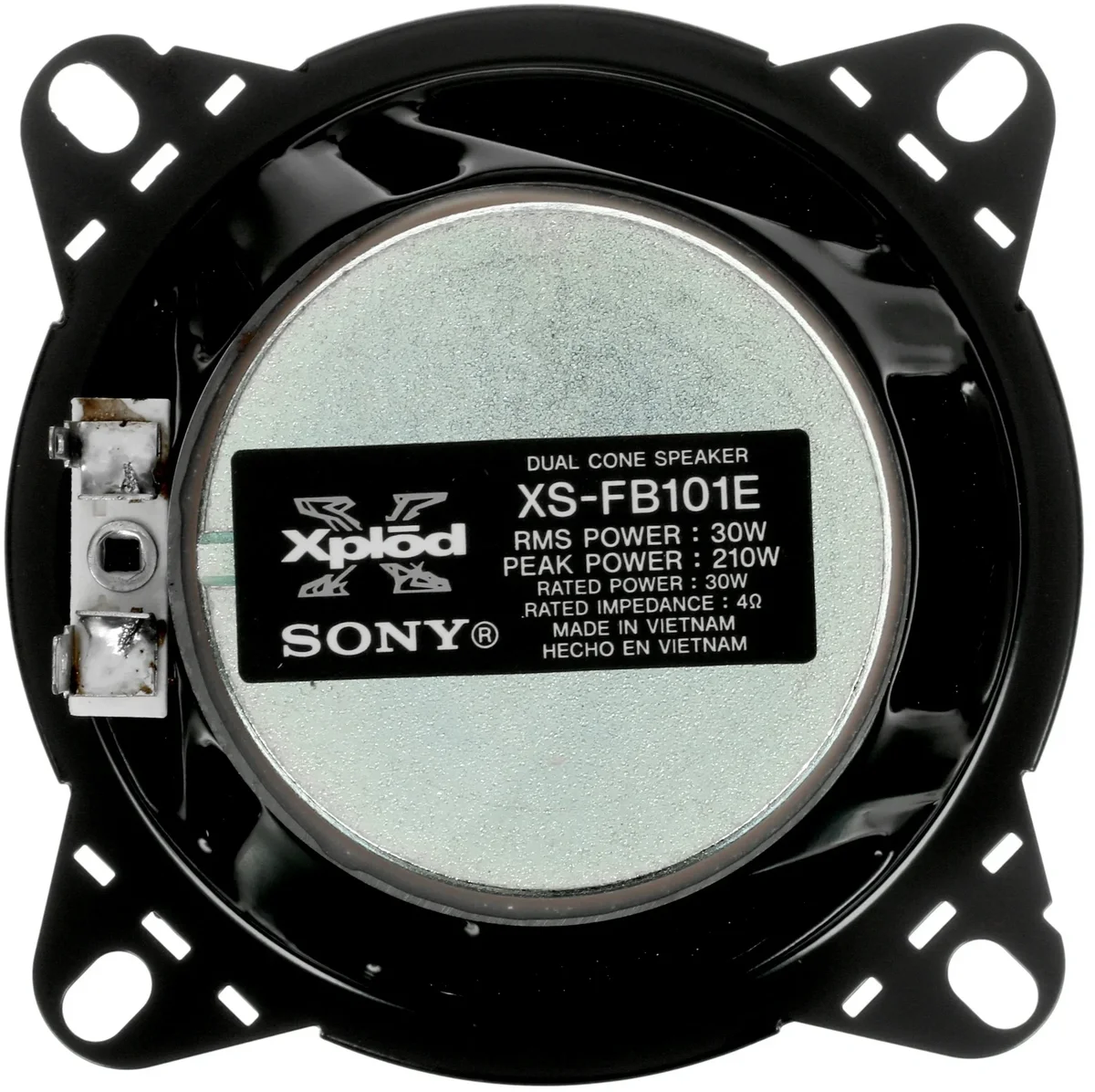 Колонки автомобильные Sony XS-FB101E (без решетки) 210Вт 86дБ 10см (4дюйм) (ком.:2кол.) коаксиальные однополосные