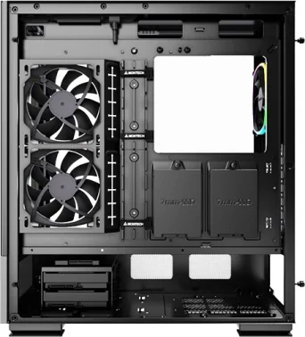 Корпус Montech Sky Two черный без БП ATX 3x140mm 2xUSB3.0 audio bott PSU