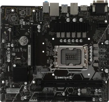 Материнская плата Biostar B760MX2-E Soc-1700 Intel B760 2xDDR5 mATX AC`97 8ch(7.1) 2.5Gg RAID+VGA+DVI+HDMI