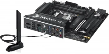 Материнская плата Asus TUF GAMING B850M-PLUS WIFI Socket AM5 AMD B850 4xDDR5 mATX AC`97 8ch(7.1) 2.5Gg RAID+HDMI+DP