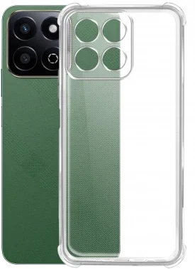 Чехол (клип-кейс) BoraSCO для Honor X7c Bumper Case прозрачный (73872)