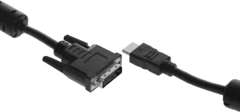 Кабель-переходник аудио-видео Buro HDMI (m)/DVI-D (m) 10м. феррит.кольца позолоч.конт. (HDMI-19M-DVI-D-10M)