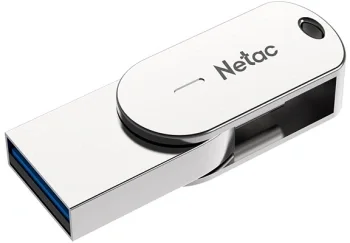 Флеш Диск Netac 16GB U785C NT03U785C-016G-32PN USB3.2 серый