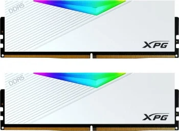 Память DDR5 2x16GB 6400MHz A-Data AX5U6400C3216G-DCLARWH XPG Lancer RGB RTL Gaming PC5-51200 CL32 DIMM 288-pin 1.35В kit dual rank с радиатором Ret