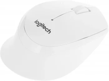 Мышь Logitech M330 Silent Plus белый оптическая 1000dpi silent беспров. USB 2but (910-004926)
