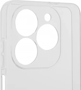 Чехол (клип-кейс) BoraSCO для Tecno Spark 20 Silicone Case прозрачный (72688)