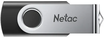 Флеш Диск Netac 128GB U505 NT03U505N-128G-20BK USB2.0 черный/серебристый