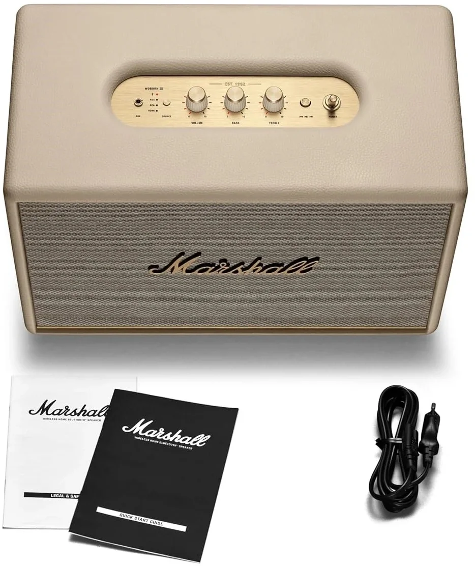 Колонка порт. Marshall Woburn III бежевый 150W 2.0 BT/3.5Jack 10м