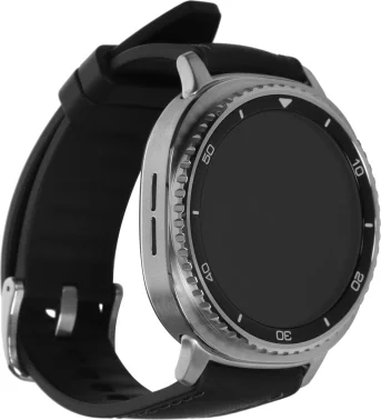 Смарт-часы Samsung Galaxy Watch 8 Classic LTE Watch 8 46мм 1.34" Super AMOLED корп.серебристый рем.черный (SM-L505FZKACAU)