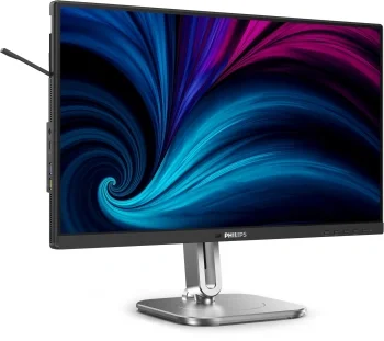Монитор Philips 23.8" 24B2U4301 черный IPS LED 16:9 HDMI M/M матовая HAS Piv 300cd 178гр/178гр 1920x1080 120Hz DP FHD USB 5.74кг