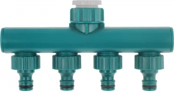 Распределитель Raco 4250-55258C Д.вх.1/2" Д.вых.3/4" зеленый/белый