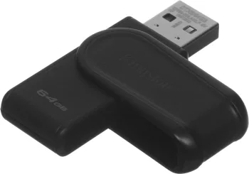 Флеш Диск Kingston 64GB DataTraveler Exodia S DTXS/64GB USB3.0 черный