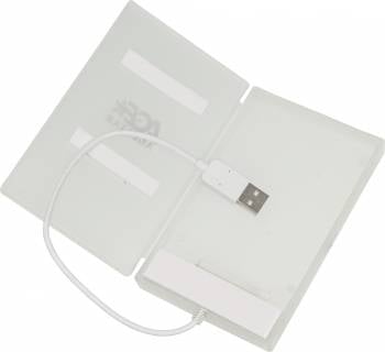 Внешний корпус для HDD/SSD AgeStar SUBCP1 SATA USB2.0 пластик черный 2.5"